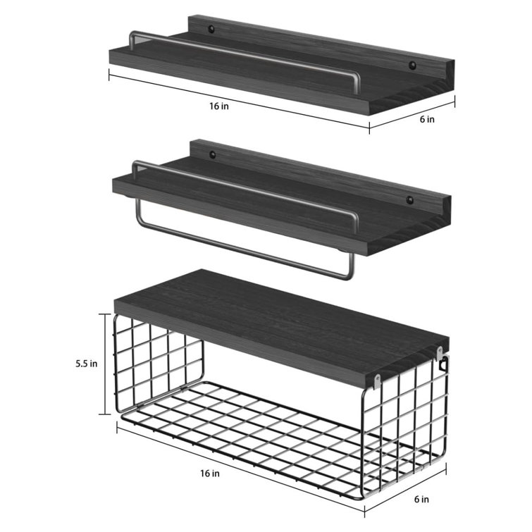 Gracie Oaks Floating Shelf Wayfair Canada